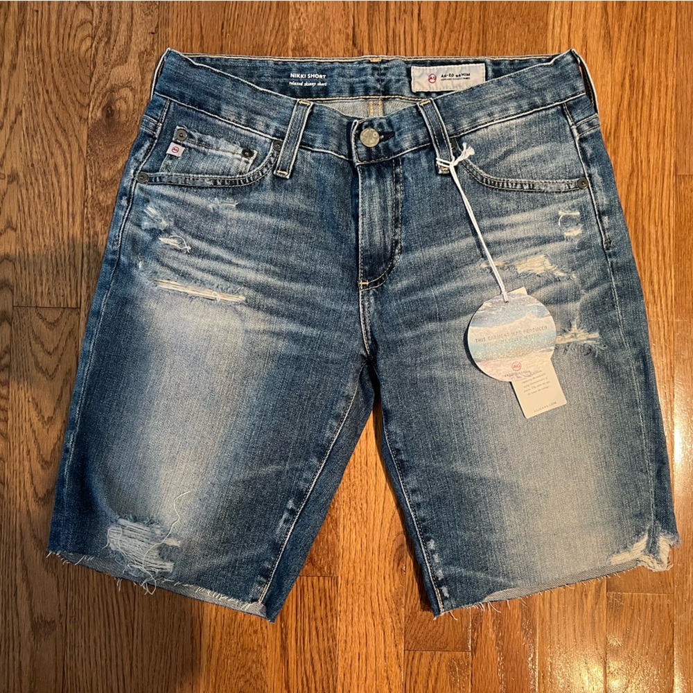 AG denim Nikki shorts size 25 NEW